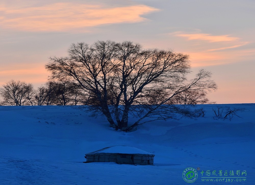 雪野暮色