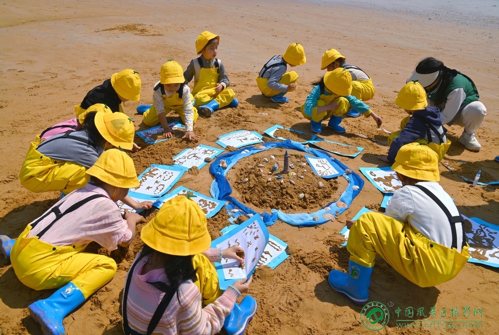 海滩绘画